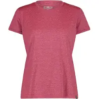 CMP - Women's S/S T-Shirt Round Neck - Camiseta funcional size 44, rojo