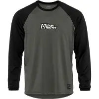 Horsefeathers - Spike L/S Bike Jersey - Maillot de ciclismo size M, gris