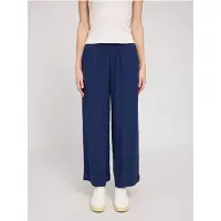 Mazine - Women's Wide Leg Viscose Pants - Pantalones de ocio size XS, blanco/azul