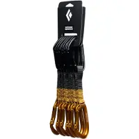 Black Diamond - Cintas express Escalada - Hotforge Quickpack 12 Cm Amber - Amarillo