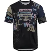 Horsefeathers - Quantum Bike Jersey - Maillot de ciclismo size S, negro
