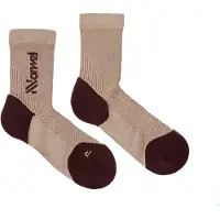 Nnormal - Merino Sock 2 - Calcetines de running size 36,5-39, beige/marrón