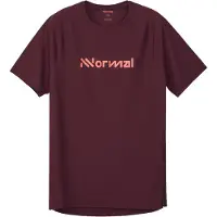 Nnormal - Ropa de senderismo - Race T-Shirt 02 Burgundy - Talla XL - Burdeos