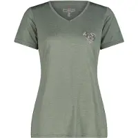 CMP - Women's Light Melange T-Shirt - Camiseta funcional size 46, oliva
