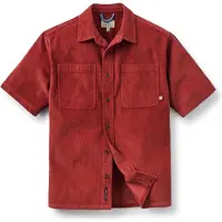 Passenger - Backcountry S/S Cord Shirt - Camisa size S, rojo