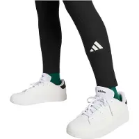 Adidas - Girl's Sport Seasonals Collegiate Typography - Leggings size 116, negro