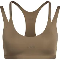 Adidas adidasSujetador de entrenamiento y tirantes finos para poco impacto Optime S Khaki Six Mujer