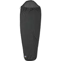Big Agnes - Alpha Direct Fleece Sleeping Bag Liner - Saco de dormir de viaje size Long, gris