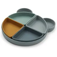 Liewood Plato 'Arne' navy / gris / menta / naranja oscuro