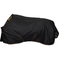 Bucas Irish Turnout 100, manta para exteriores, color: negro/dorado, talla: 155