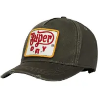 Superdry unisex. W9010177A Gorra Graphic Trucker negro (OSFA), Casual, Algodón, outlet 2026.