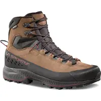 La Sportiva - Zapatillas de senderismo Hombre - TX5 Evo Mid GTX Mocha/Redwood de Cuero - Talla 42,5 - Marrón