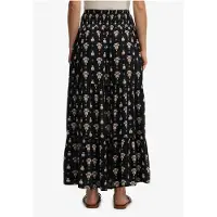 Superdry para mujer. W7210394A Falda estampado floral negro (L), Casual, Tela, outlet 2026.