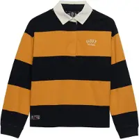Superdry Polo De Manga Larga Heritage Stripe Rugby