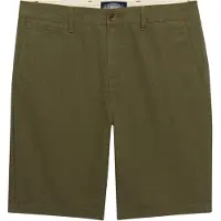 Superdry para hombre. M7110487A Shorts Premium Textured Chino verde (34), Casual, Algodón, outlet 2026.