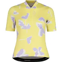 Maloja - Women's HochgallM. 1/2 - Maillot de ciclismo size L, amarillo