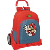 Safta Mochila Con Ruedas Evolution Super Mario 20.1l