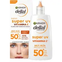Garnier Protector Facial Fluido Con Vitamina C Spf50 B40ml B43 De Shaka