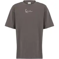 Karl kani Camiseta color barro / blanco