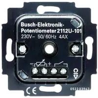 Busch-Jaeger Potenciómetro electrónico BJ UP, modelo 2112U-101, rango de 0-10V, 700W/VA