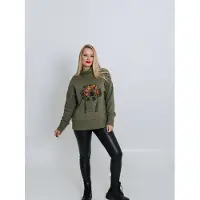 RADADA Sudadera 'FLOWER GIRL' caqui