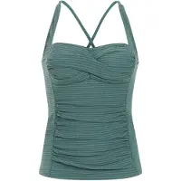 Protest - Women's MIXCamo Tankini Top B&C-Cup - Parte superior de bikini size 42 - Cup: C, turquesa