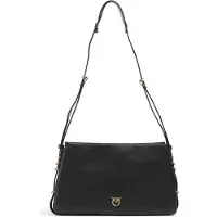 Pinko Bolso de hombro 'Triplet Vitello Morbido' negro