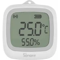 Sonoff Detector De Humedad Y Temperatura Snzb-02wd