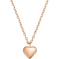 Hey Happiness Cadena 'Love Heart' oro rosa