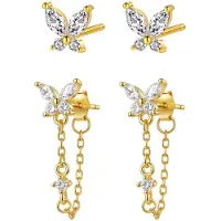 Hey Happiness Pendientes oro