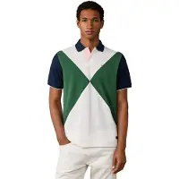 Hackett para hombre. HM5600208 Polo Nbr Diamond blanco roto (XXL), Casual, Algodón, Manga corta, outlet 2026.