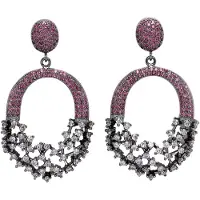 Avant Garde Pendientes 'Olgama' rosa