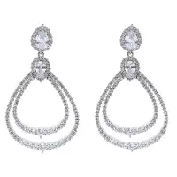 Avant Garde Pendientes 'Simonaette' plata