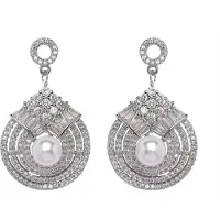 Avant Garde Pendientes 'Veronikaa' plata