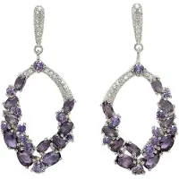 Avant Garde Pendientes 'Beataka' lila