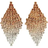 Avant Garde Pendientes 'Dagmar' naranja