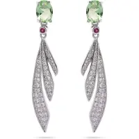 Avant Garde Pendientes 'Ulrikea' plata