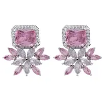 Avant Garde Pendientes 'Anikaka' rosa claro