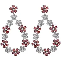 Avant Garde Pendientes 'Patriciaya' rojo