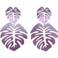 Avant Garde Pendientes 'Giuliara' lila