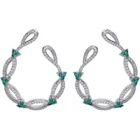Avant Garde Pendientes 'Milena' plata