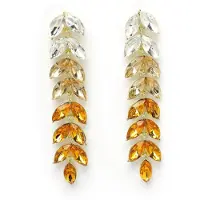 Avant Garde Pendientes 'Irinana' amarillo