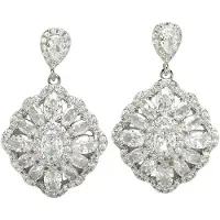 Avant Garde Pendientes 'Brigitama' plata