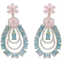 Avant Garde Pendientes 'Katarinaina' verde