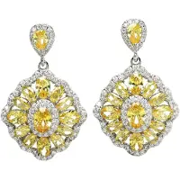 Avant Garde Pendientes 'Zarama' amarillo