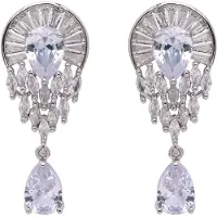 Avant Garde Pendientes 'Fridaia' plata