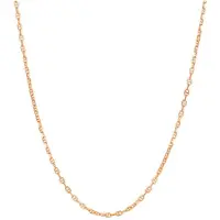 Hey Happiness Cadena 'Mariner' oro rosa