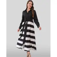 LapaPlus Vestido camisero 'Women Dress' negro