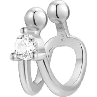 Hey Happiness Pendientes 'Glow Cuff' plata