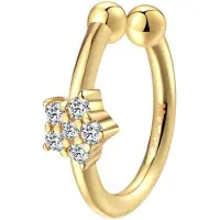 Hey Happiness Pendientes 'Solaris Cuff' oro